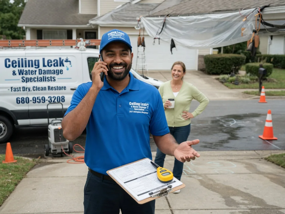 Ceiling Leak Cleanup Branchland, WV FAQs
